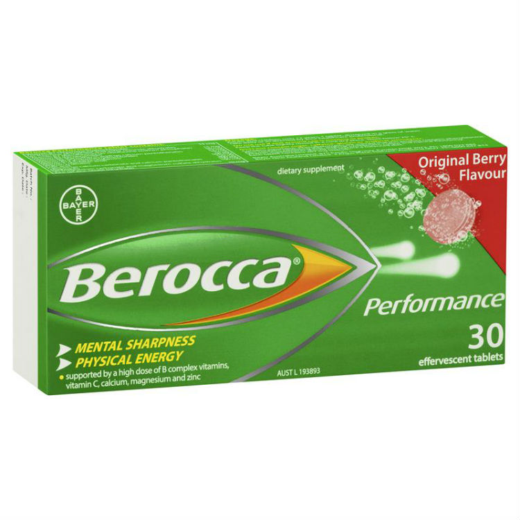 Berocca Energy Vitamin Original Berry Effervescent Tablets 30 pack