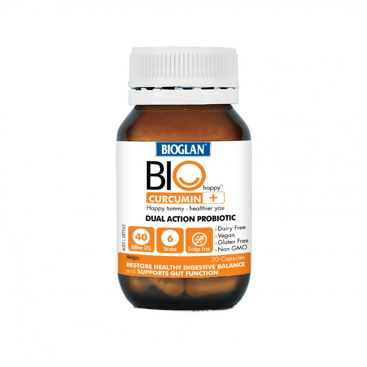 Bioglan Biohappy Curcumin Probiotics 30 Capsules