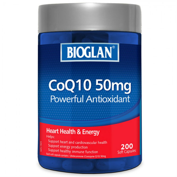 Bioglan CoQ10 50mg 200 Capsules