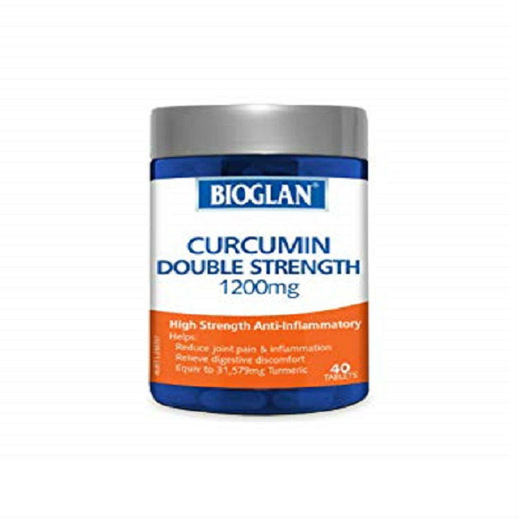 Bioglan Curcumin Double Strength 1200mg 40 Tablets