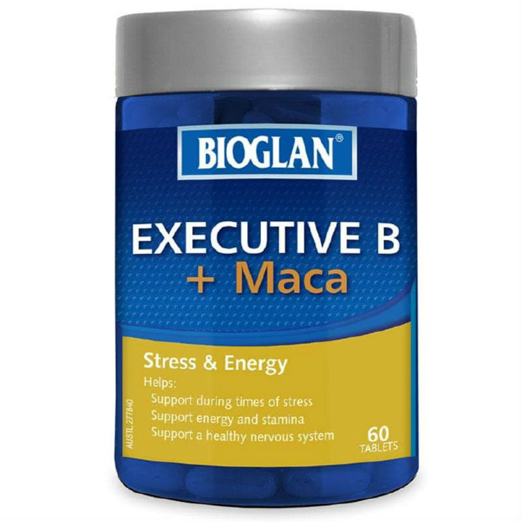 Bioglan Executive B Plus Maca 60 Tablets