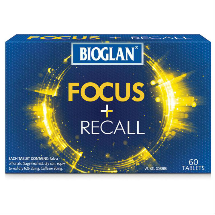 Bioglan Focus Recall 60 Tablets