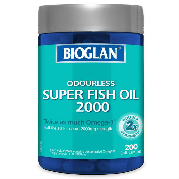 Bioglan Super Fish Oil 2000mg 200 Capsules