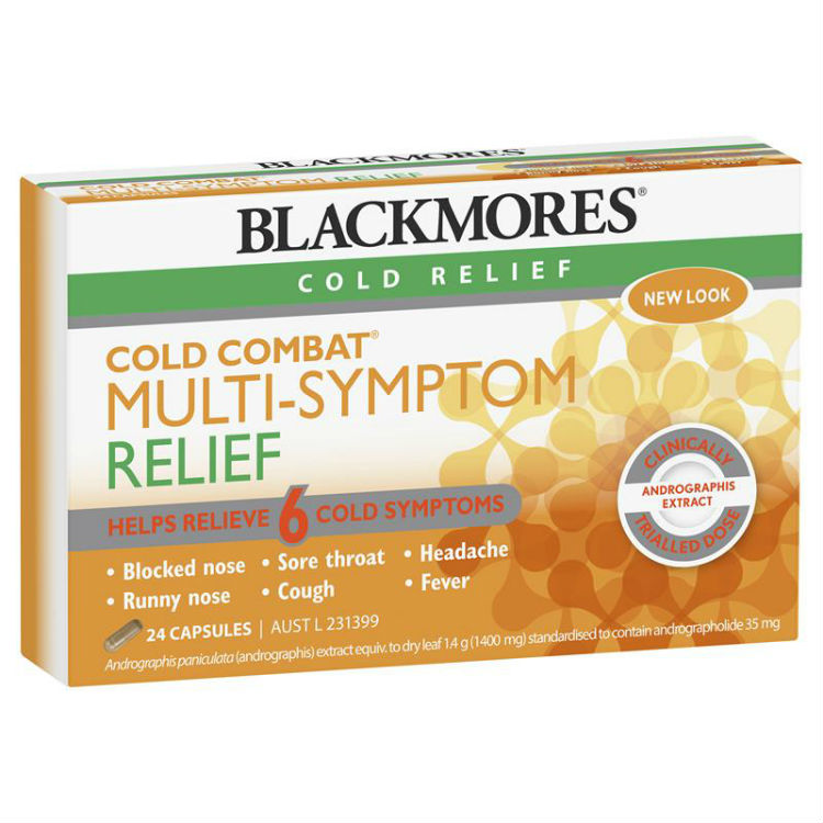 Blackmores Cold Combat Multi-Symptom 24 Capsules