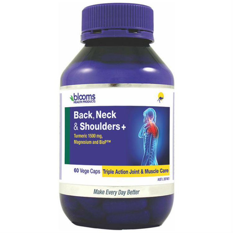 Blooms Back Neck Shoulders 60 Vegetarian Capsules