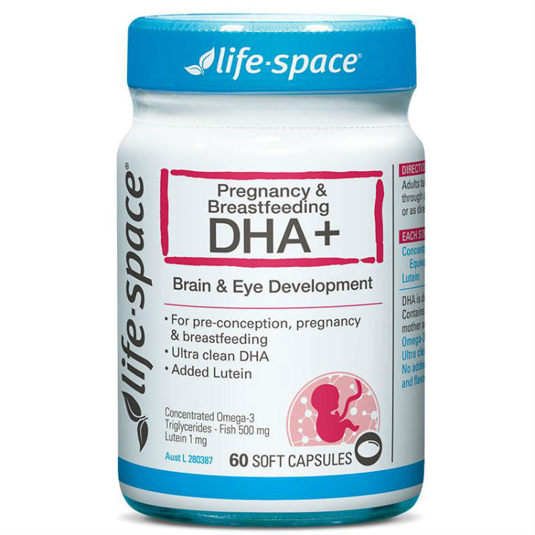 Life Space Pregnancy DHA +Lutein 60 Soft Capsules