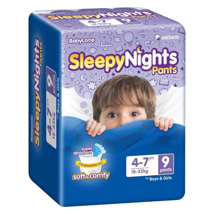 BabyLove Sleepy Nights 4-7 Years Old 9 Pants (1)