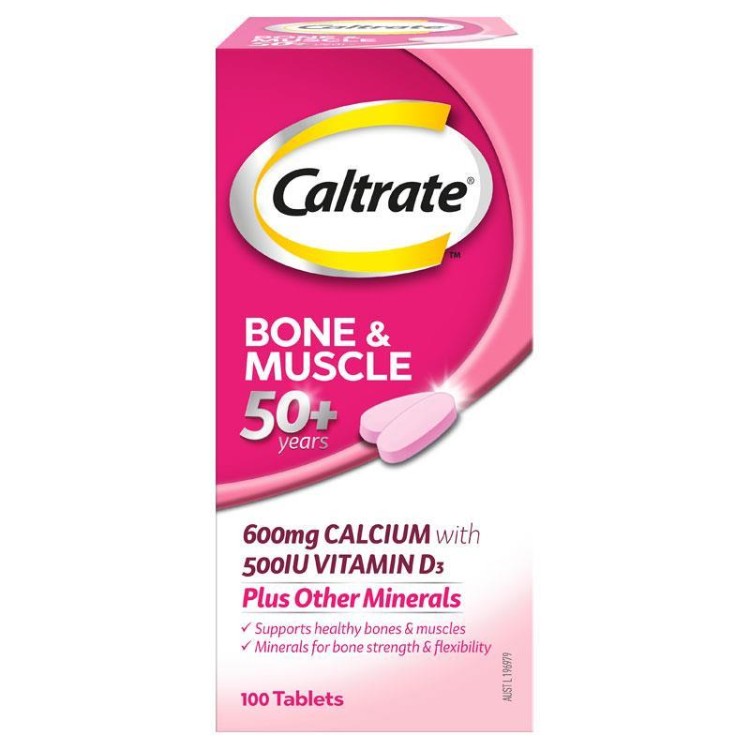 Caltrate Bone & Muscle 50+ 100 Tablets (1)