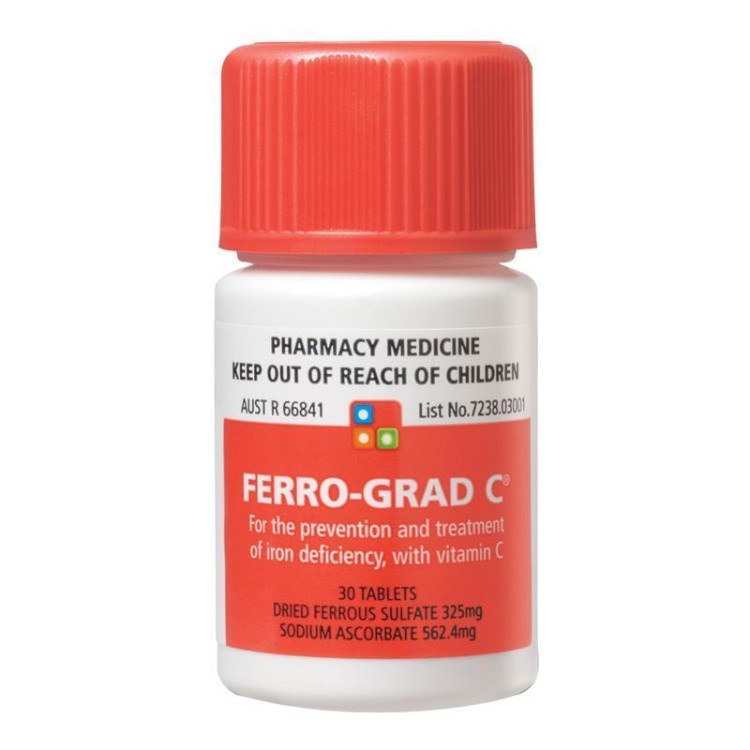 Ferro-Gradumet & Vitamin C Tablets 30 (1)