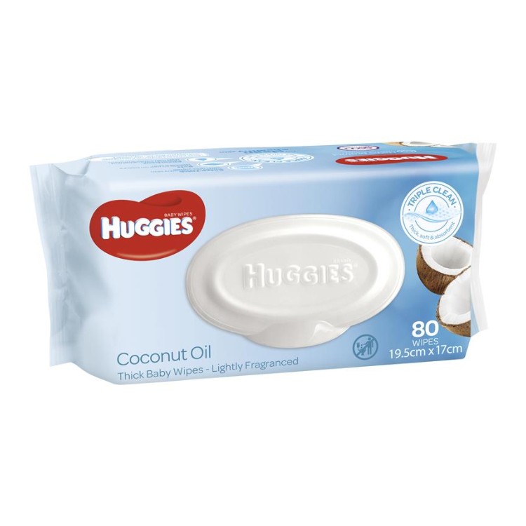 Huggies Coconut Scented 80 Wipes