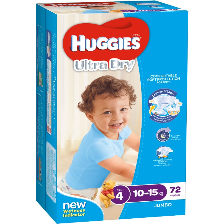 Huggies Jumbo Toddler Boy 72 Pack (1)