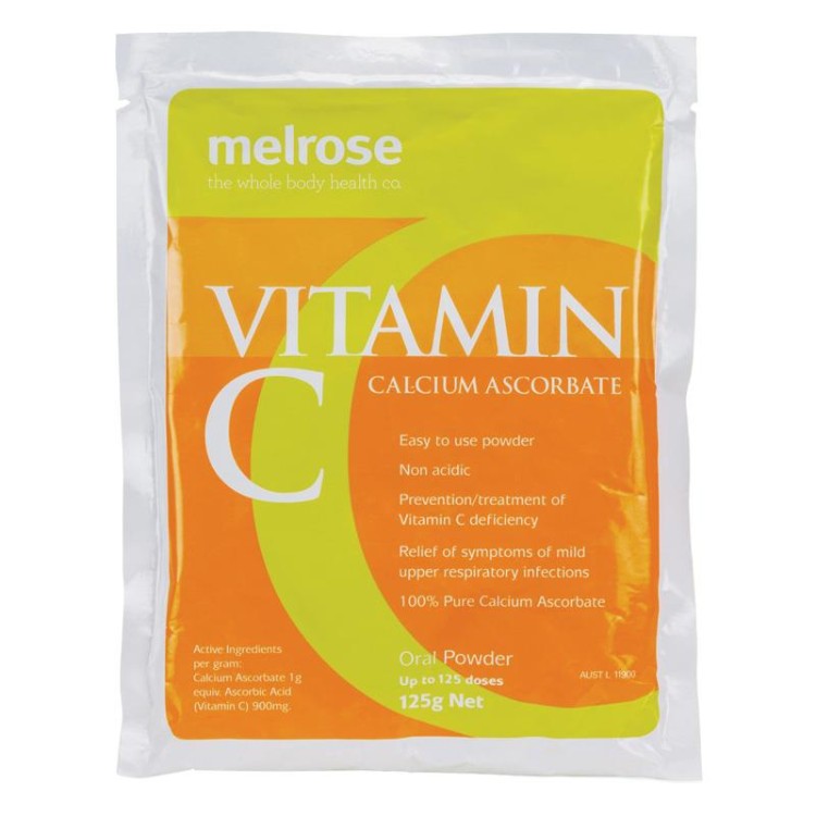 Melrose Vitamin C Calcium Ascorbate Powder 125g (1)