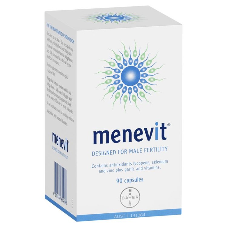 Menevit Male Fertility Supplement Capsules 90 pack (90 days) (1)