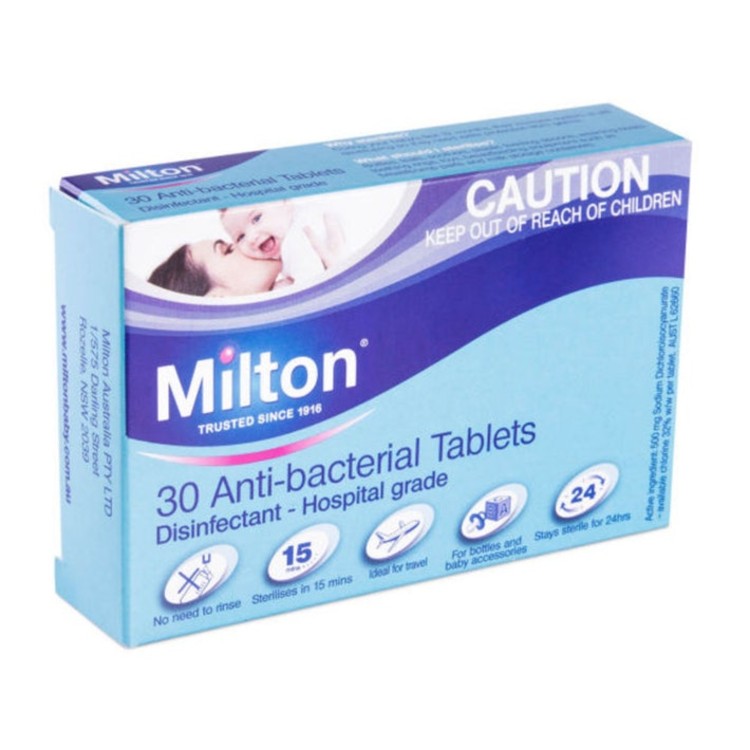 Milton Antibacterial 30 Tablets (1)