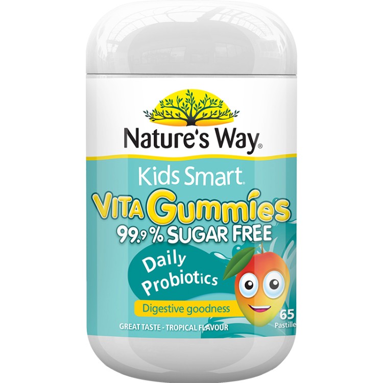 Nature's Way Kids Smart Vita Gummies Sugar Free Daily Probiotics 65 Gummie (1)