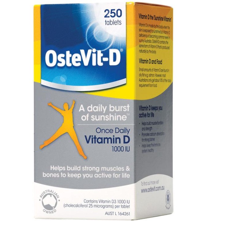 OsteVit-D Vitamin D3 250 Tablets (1)