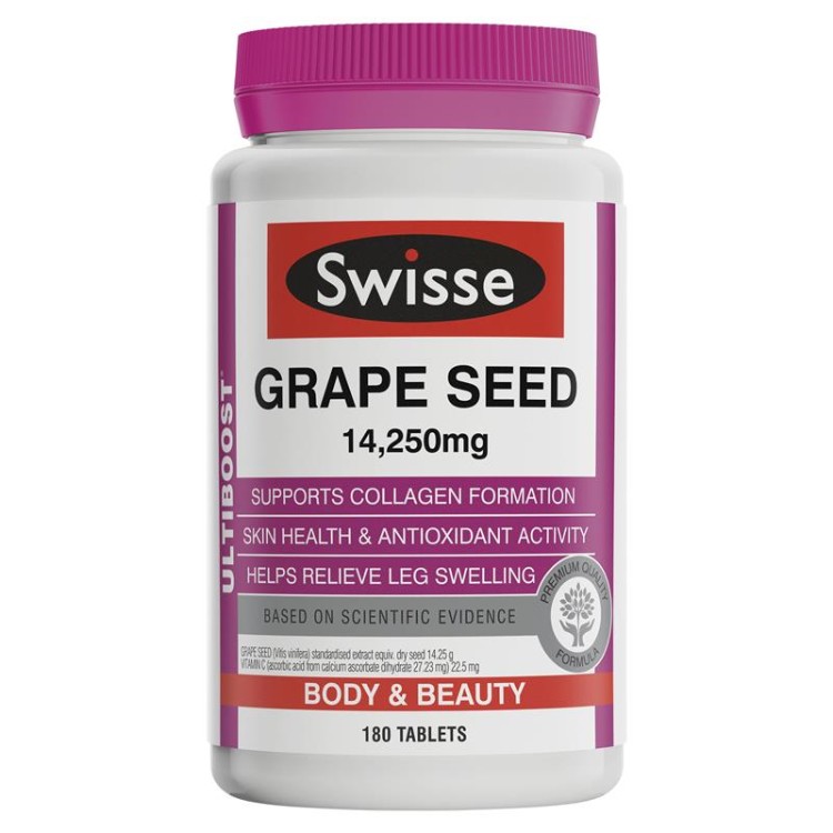 Swisse Grape Seed 14,250mg 180 Tablets (1)