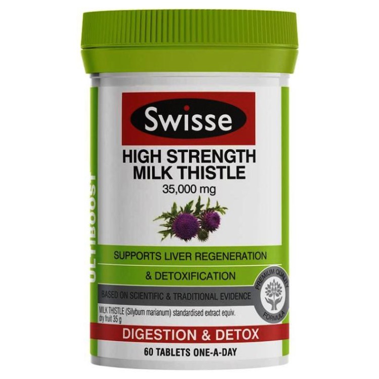 Swisse High Strength Milk Thistle 60 Tablets (1)