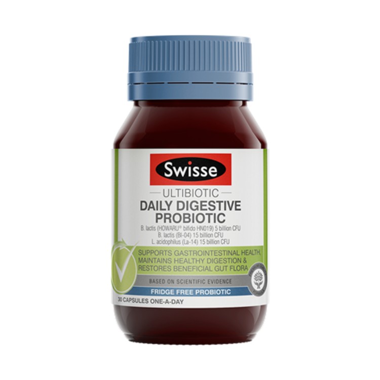 Swisse Ultibiotic Daily Digestive Probiotic 90 Capsules