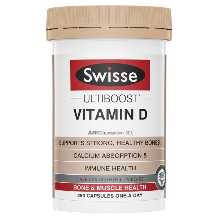 Swisse Ultiboost Vitamin D 250 Capsules (1)