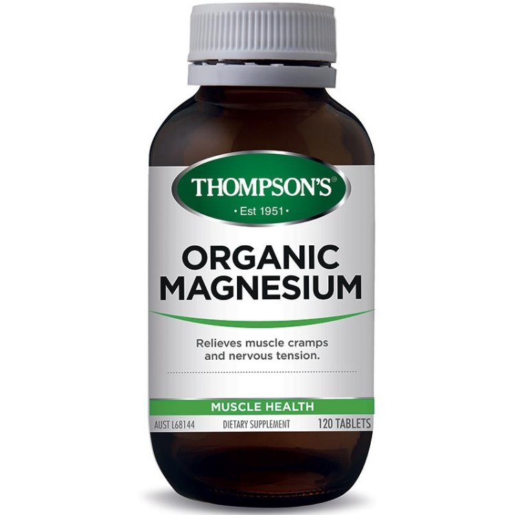 Thompson's Organic Magnesium 120 Tablets (1)